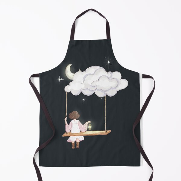 Item preview, Girl in a swing during night sky designed and sold by Shirt-Touch.