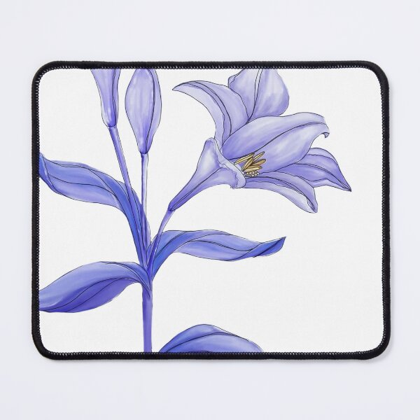 Item preview, Purple lily flower drawing designed and sold by Shirt-Touch.
