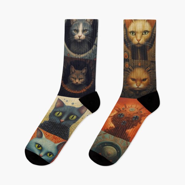 Item preview, Contemporary Pattern : Cats designed and sold by MTJ-Mushrooms.