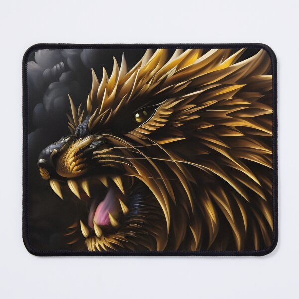 Item preview, Black Dragon Lion, Ai Generated Art designed and sold by ACC .