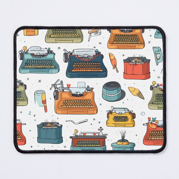Item preview, Contemporary Pattern : Vintage Typewriters designed and sold by MTJ-Mushrooms.
