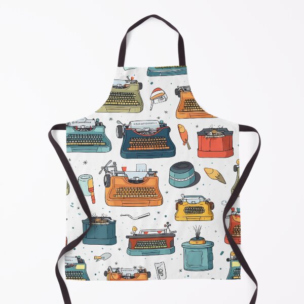 Item preview, Contemporary Pattern : Vintage Typewriters designed and sold by MTJ-Mushrooms.