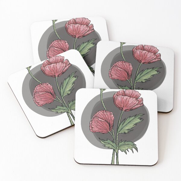 Item preview, Poppy flower digital drawing designed and sold by Shirt-Touch.