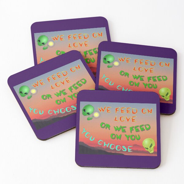 Item preview, We Feed On LOVE - Or We Feed On YOU designed and sold by alien almanac.