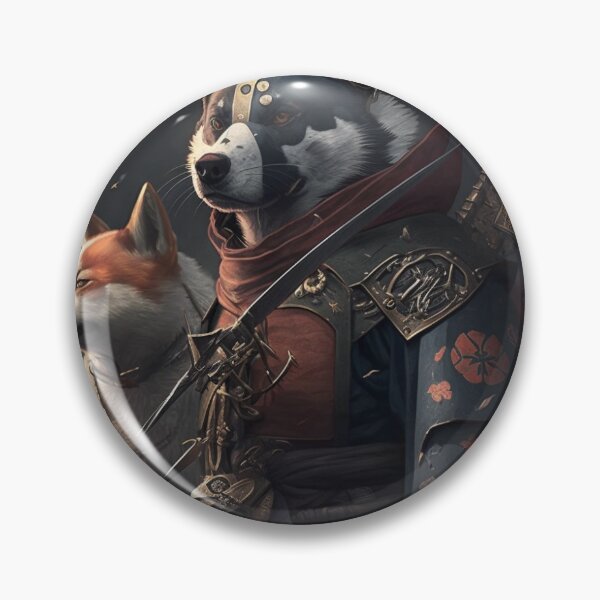Item preview, Samurai dogs ready for combat designed and sold by murph4441.