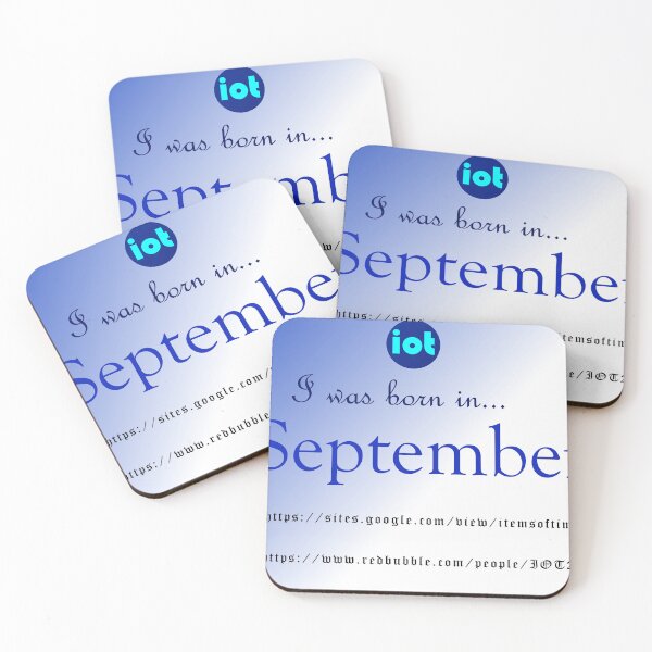 Item preview, I was born in September designed and sold by IOT22.