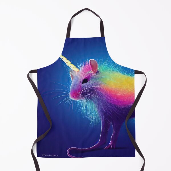 Item preview, Colorful unicorn rat Wuselohr designed and sold by Pixelboys.