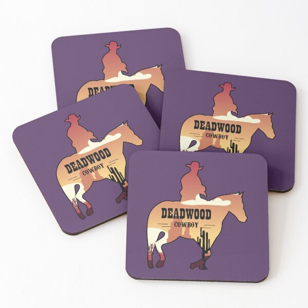 Item preview, Cowboy silhouette of deadwood south dakota   designed and sold by Donutlovers.