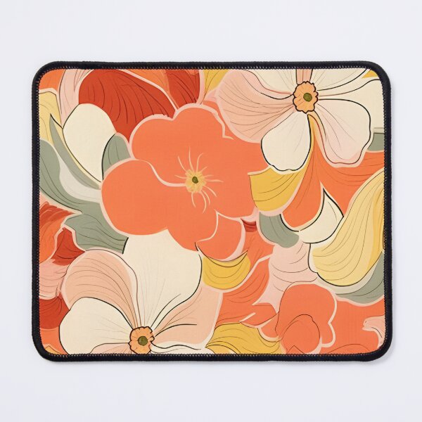 Item preview, Sunset Blossoms: An Enchanting Floral Pattern designed and sold by PeToCreative.