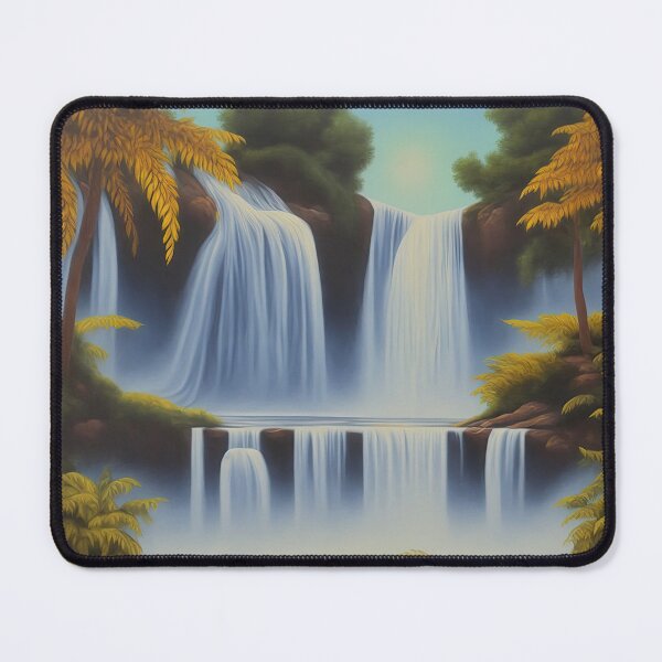Item preview, Relaxing landscape with waterfalls designed and sold by pietrofoto.