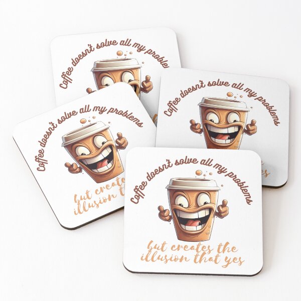 Item preview, Coffee doesn't solve all my problems designed and sold by Micapox.