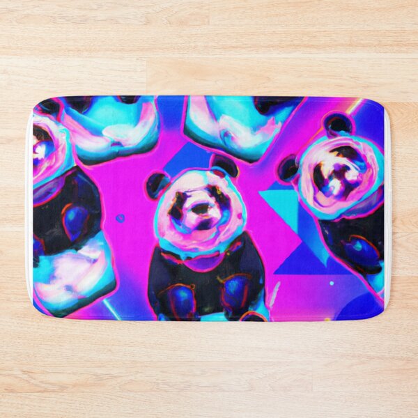 Item preview, Psychedelic Panda Party: A Kaleidoscope of Colours and Patterns designed and sold by RedArtG09.