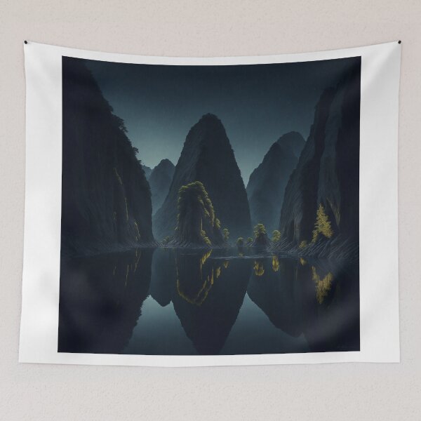 Item preview, Celestial Tranquility: Captivating Ninh Binh's Volumetric Landscape designed and sold by RedArtG09.