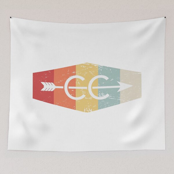 Item preview, Retro Vintage Cross Country Logo  designed and sold by gaj dyu.
