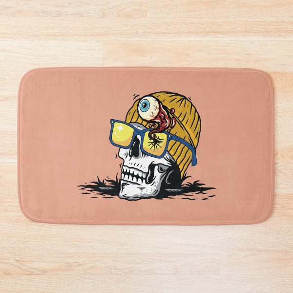 Artikelvorschau, Funny skull with broken sunglasses entworfen und verkauft von Donutlovers.