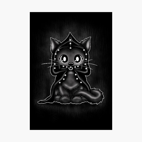 Item preview, cute Gothic Cat designed and sold by Pezi-Creation.
