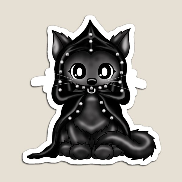 Item preview, cute Gothic Cat designed and sold by Pezi-Creation.