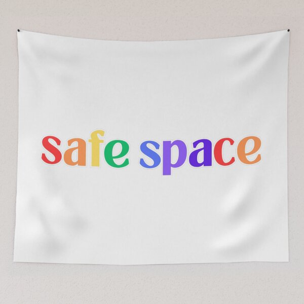 Item preview, Safe Space / Ally / Pride designed and sold by ElemInTheMitten.