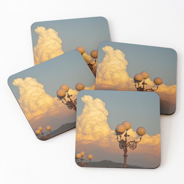 Item preview, light post and clouds designed and sold by BreeFarinaPhoto.