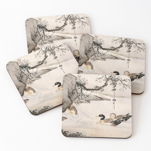 Item preview, Korean Painting Minhwa Duck Swimming designed and sold by tangerinemars.