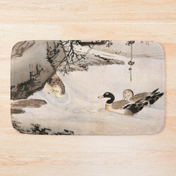 Item preview, Korean Painting Minhwa Duck Swimming designed and sold by tangerinemars.