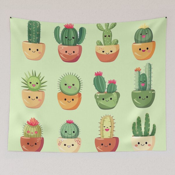 Item preview, Cute happy cactus designed and sold by zand-n-zive.