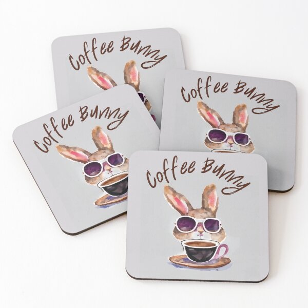 Item preview, coffee bunny designed and sold by PHILOSOPHY-SWAG.