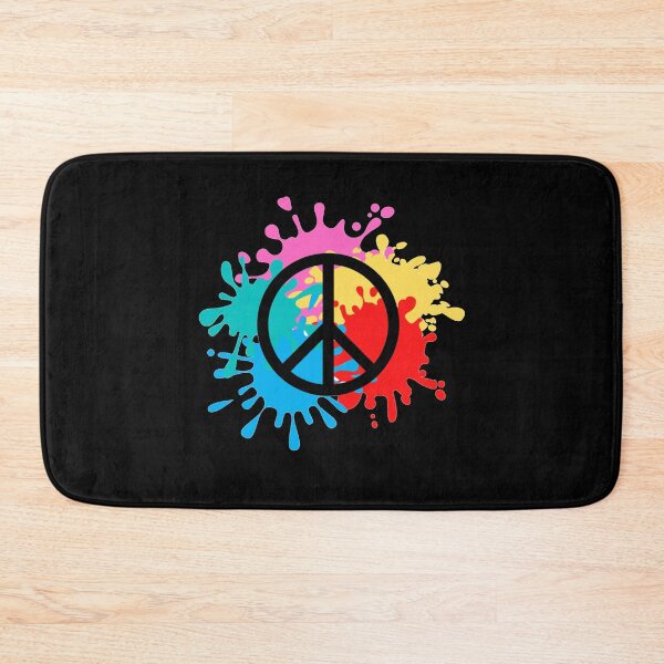 Item preview, Colorful paintball shot peace symbol - Inspirational designed and sold by shanesil.