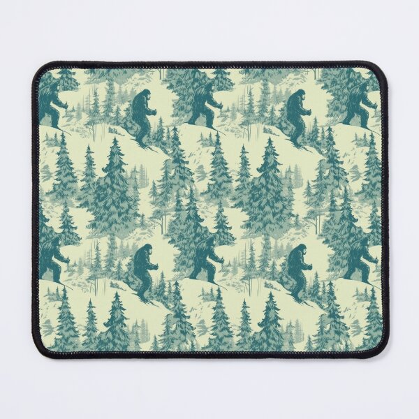 Item preview, Vintage Bigfoot Toile designed and sold by JourneyToTheEnd.