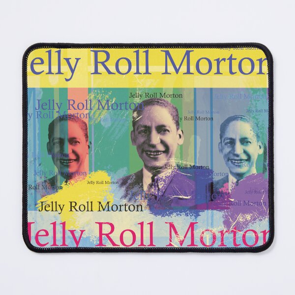 Item preview, Jelly Roll Morton portrait, famous musician, 1930s designed and sold by Mauswohn.