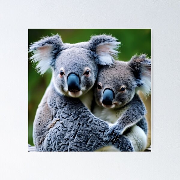 Cute Koala Canvas Wall Art - gabo and mateo designs