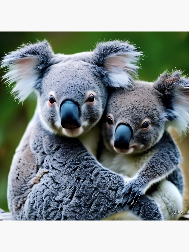 Cute Koala Bear Family Sticker for Sale by tpixx