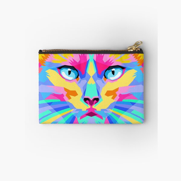 Item preview, Multicolor cat painting designed and sold by outlaw70.