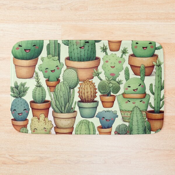Item preview, Cute happy cactus designed and sold by zand-n-zive.