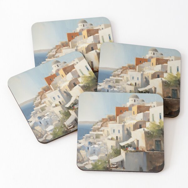 Aperçu de l'œuvre Santorin Oia Grèce créée et vendue par Vanover Designs.