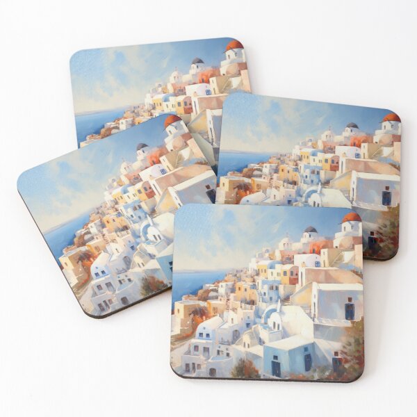 Aperçu de l'œuvre Santorin Oia Grèce créée et vendue par Vanover Designs.