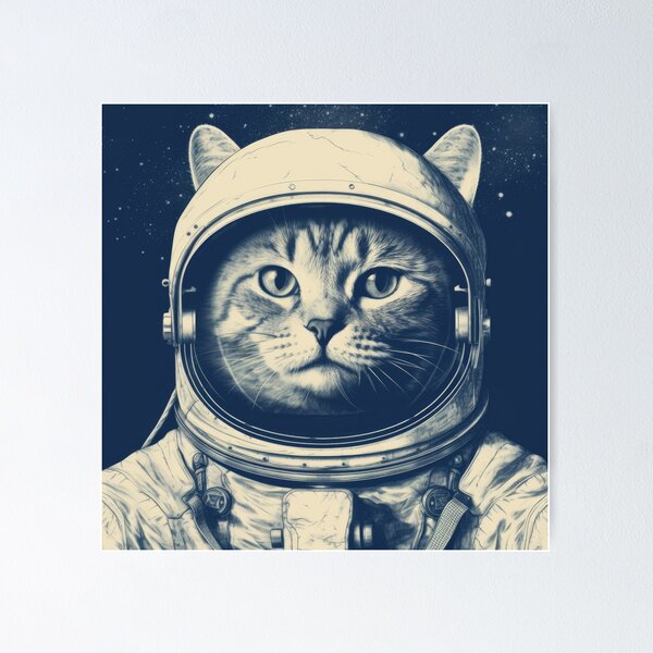 space cat helmet