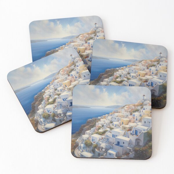 Aperçu de l'œuvre Santorin Oia Grèce créée et vendue par Vanover Designs.