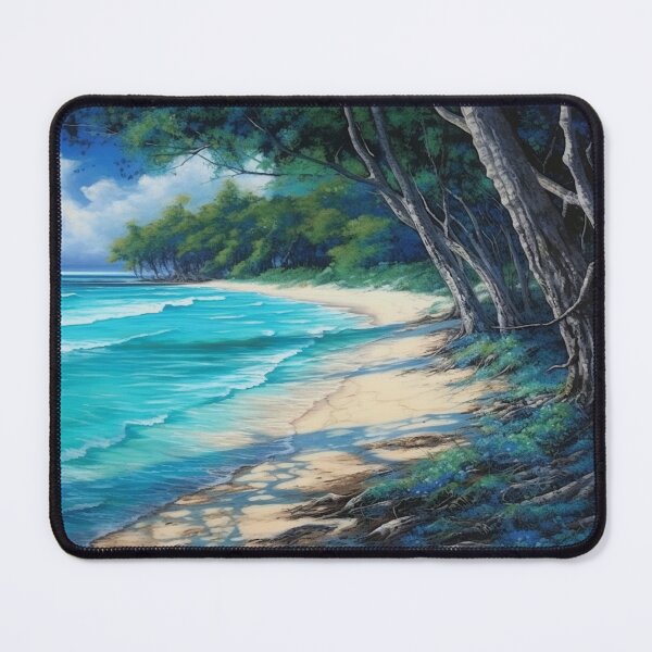 Item preview, Black Storm over Pink-Turquoise Sea designed and sold by Anthonny Barlan.