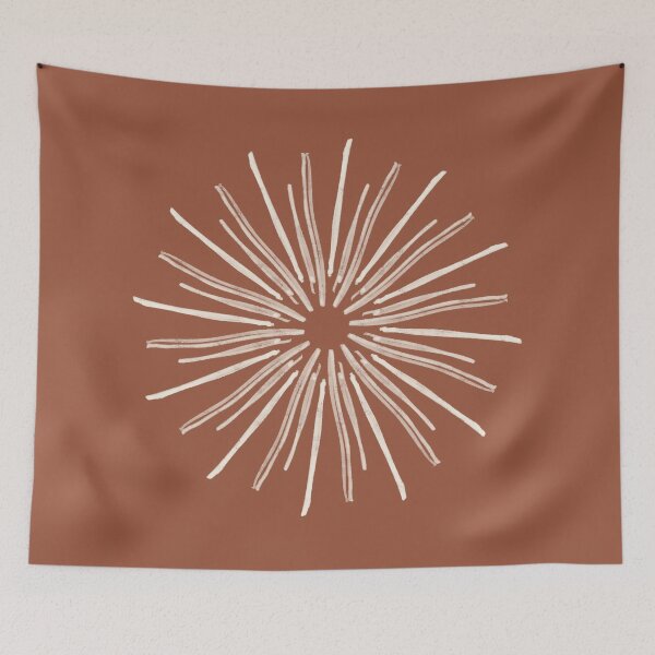 Item preview, Elements Seasons | Fire Sun Summer | Abstract Line Illustration designed and sold by Menega  Sabidussi.