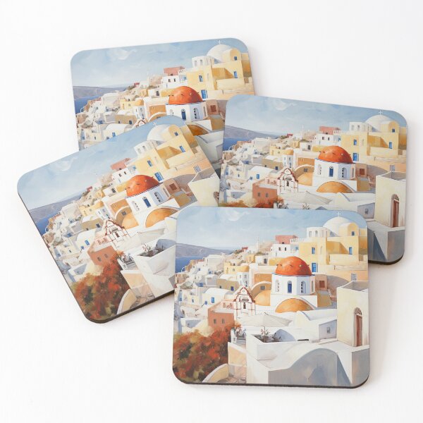 Aperçu de l'œuvre Santorin Oia Grèce créée et vendue par Vanover Designs.