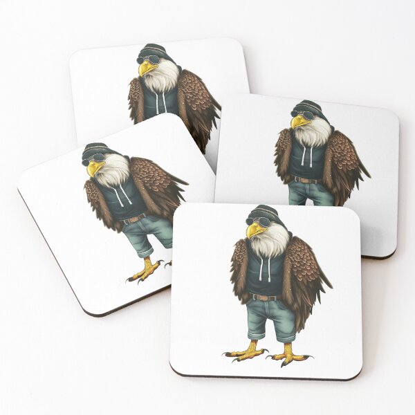 Item preview, Hipster Eagle V7  designed and sold by HipsterAnimals.