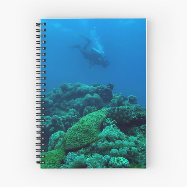Item preview, Coral reef and scuba diver designed and sold by likbatonboot.