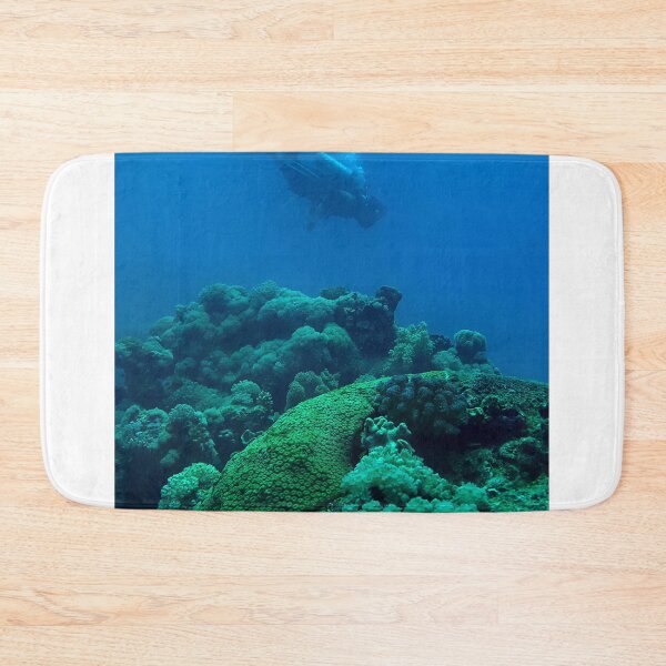Item preview, Coral reef and scuba diver designed and sold by likbatonboot.