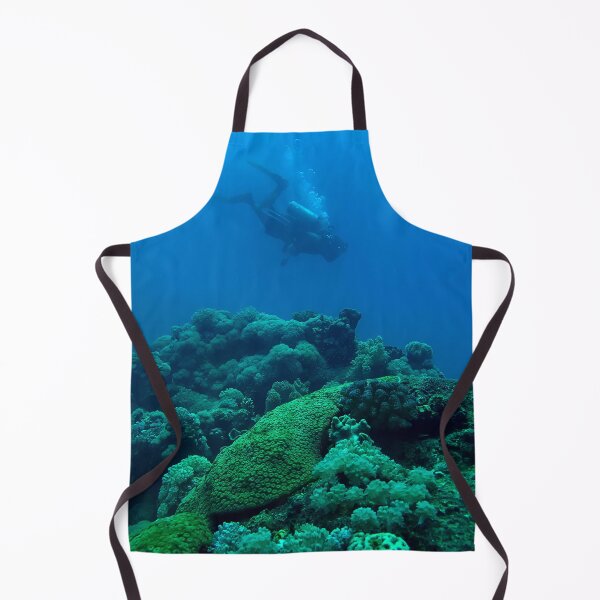 Item preview, Coral reef and scuba diver designed and sold by likbatonboot.