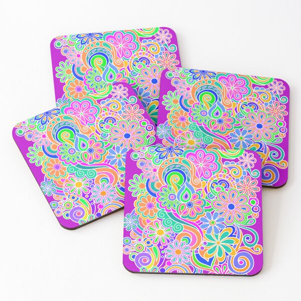 Item preview, Colorful Fun Flower Power Hippy Design designed and sold by Alondra.