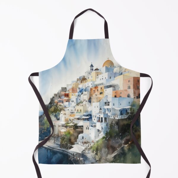 Item preview, Santorini Oia Grecia designed and sold by Vanover Designs.
