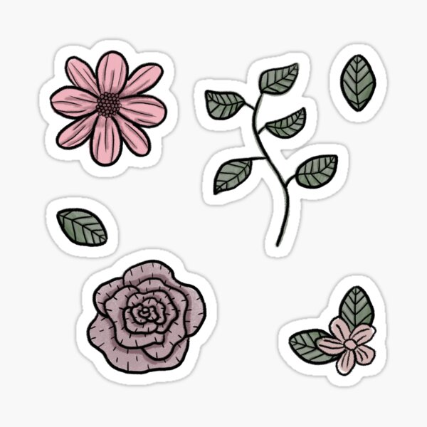 Item preview, Flowers and Leaves designed and sold by SavannahLilyDesigns.