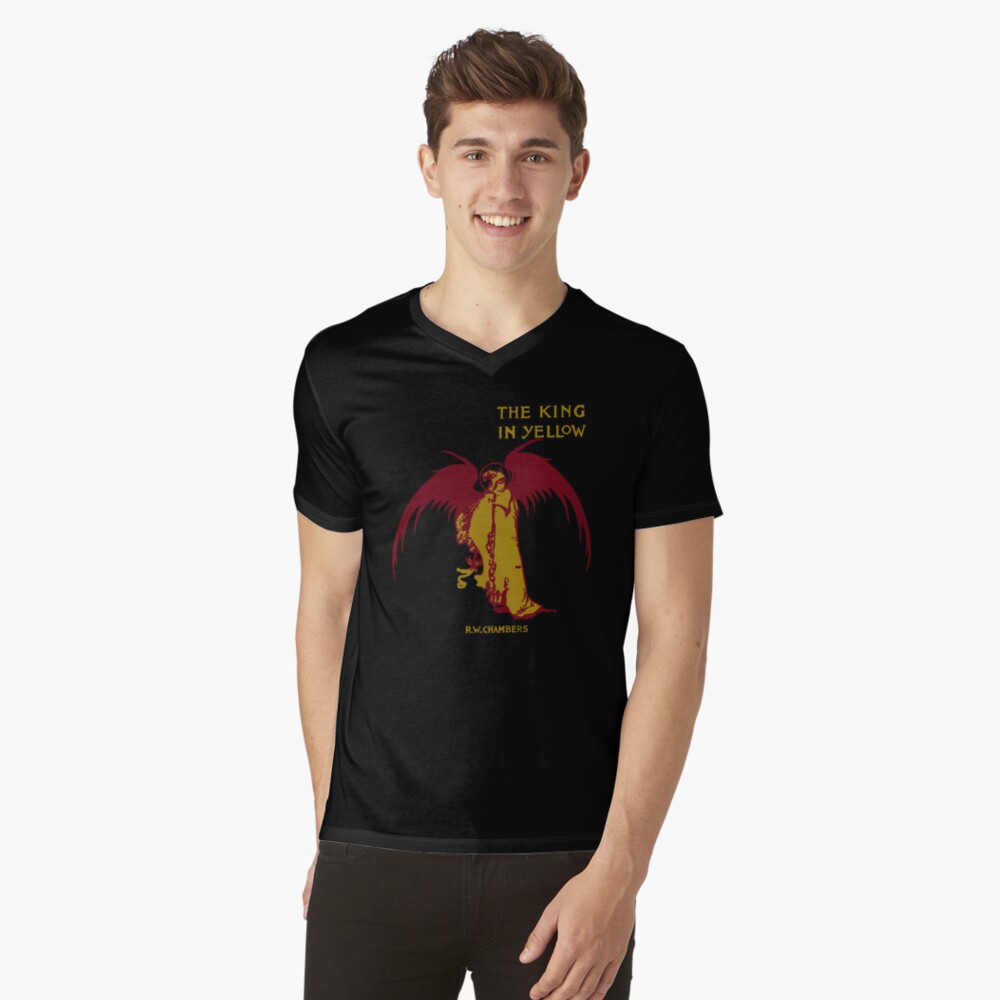 Item preview, Camiseta de cuello en V designed and sold by Ryleh-Mason.