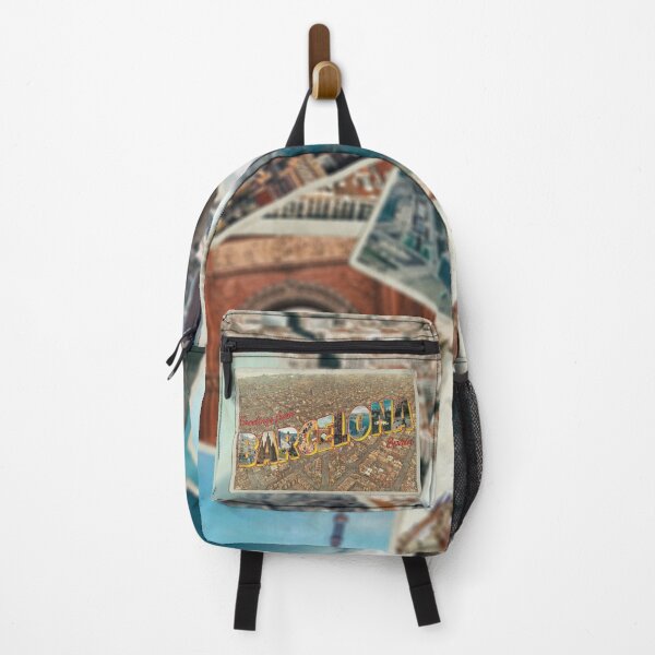 Item preview, Greetings from Barcelona in Spain vintage style retro souvenir designed and sold by DeveloperProp0.